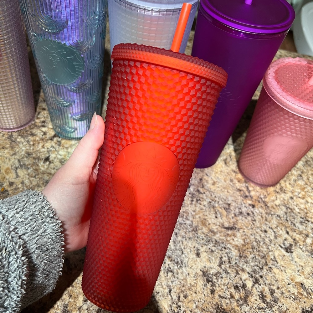 Starbucks matte red venti tumbler